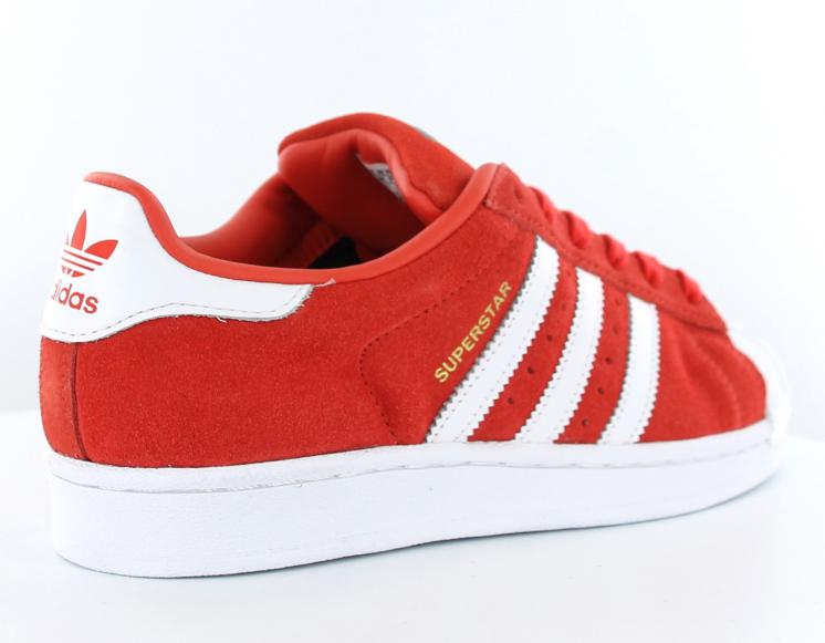 adidas superstar femme rouge